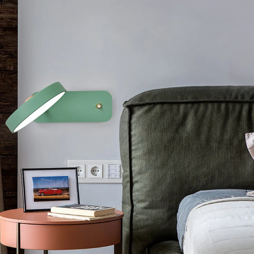applique murale à led rotative pour éclairage intérieur moderne - vue 3 sur 9