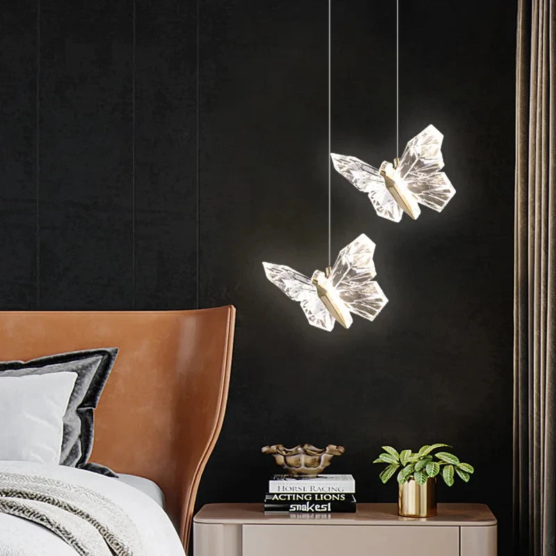 Applique murale LED papillon nordique - vue 6 sur 9