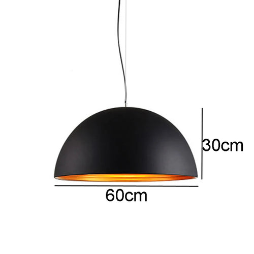 Suspension moderne demi-boule double couche - vue 11 sur 14