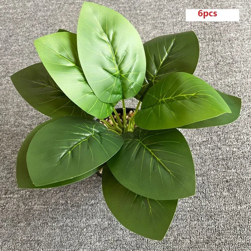 feuilles de phénix artificielles décoration verte en plastique - vue 27 sur 40
