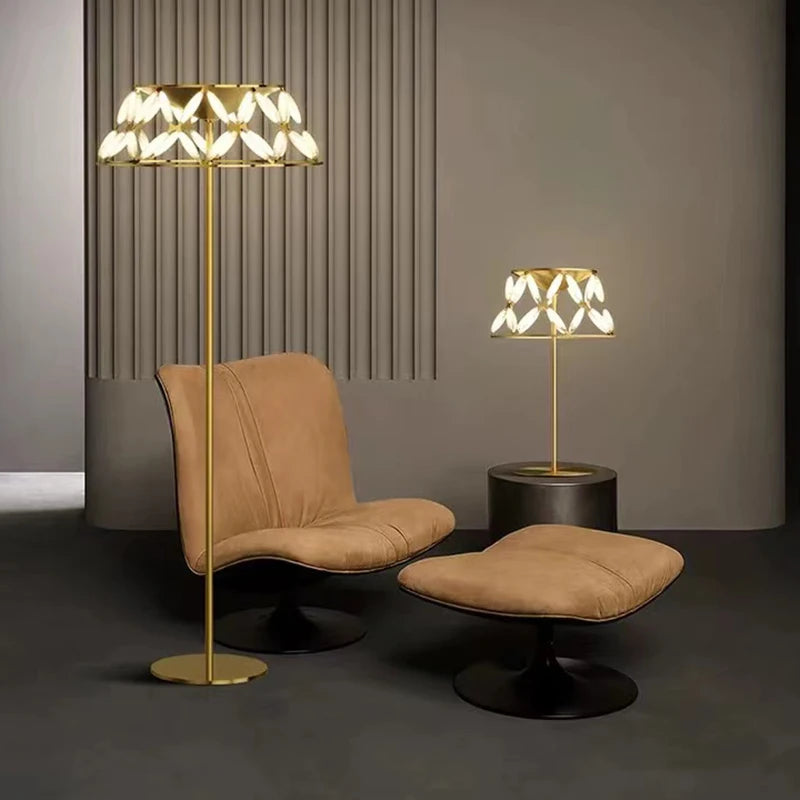 plafonnier led minimaliste moderne avec abat-jour fantaisie - vue 5 sur 13
