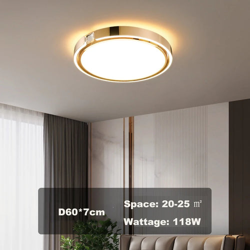 Plafonnier LED en diamant au design nordique haut de gamme - vue 10 sur 11