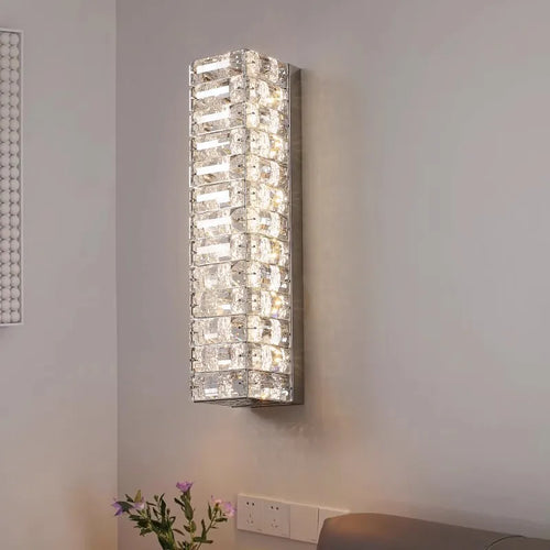 applique murale en cristal avec éclairage moderne pour décoration intérieure - vue 3 sur 12