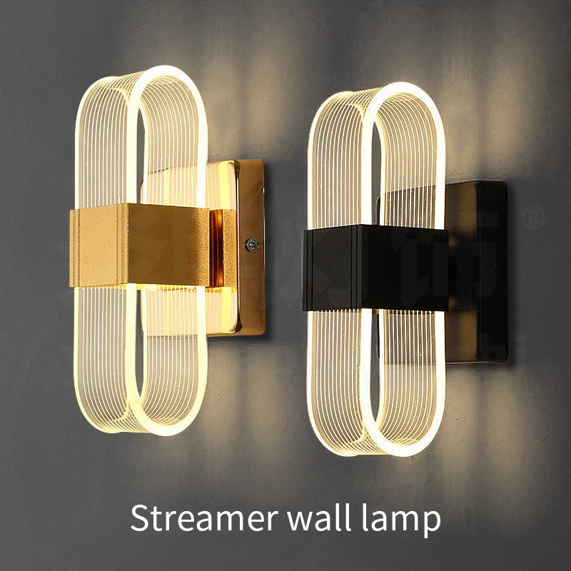 applique murale moderne en acrylique pour décoration intérieure à led - vue 4 sur 21