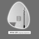 miroir intelligent multifonction avec haut-parleur bluetooth et éclairage réglable