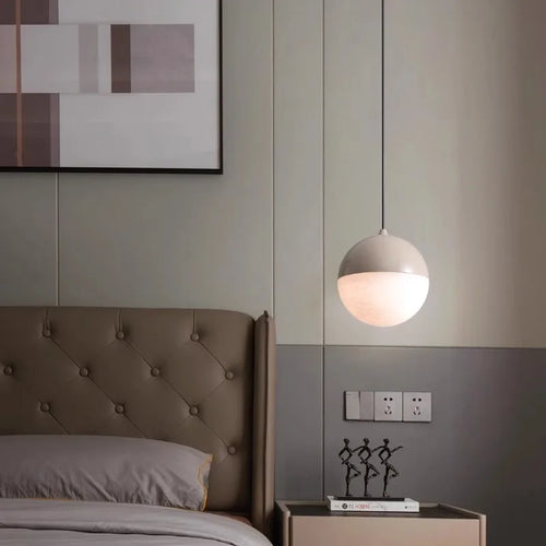 lampe pendante créative moderne en marbre pour décoration maison - vue 6 sur 14