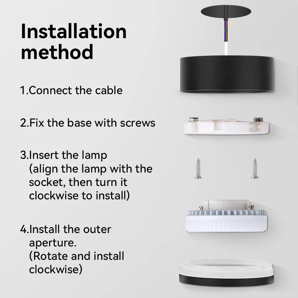 plafonnier led aluminium pour un éclairage intérieur moderne - vue 3 sur 7