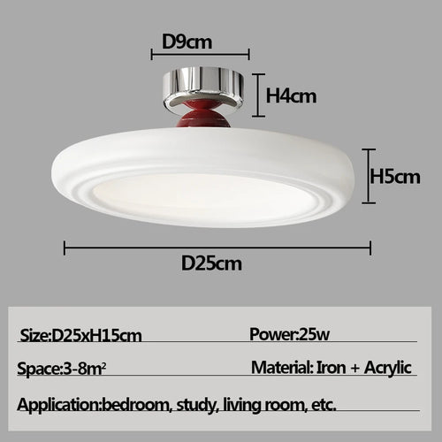 lustre nordique led pour décoration intérieure créative - vue 9 sur 10