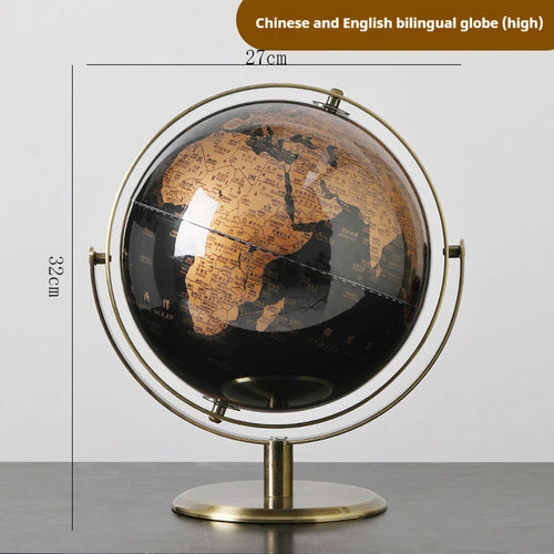 globe terrestre rotatif éducatif pour enfants en métal - vue 15 sur 14