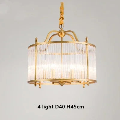 lustre moderne en cuivre avec tubes de verre led - vue 13 sur 12