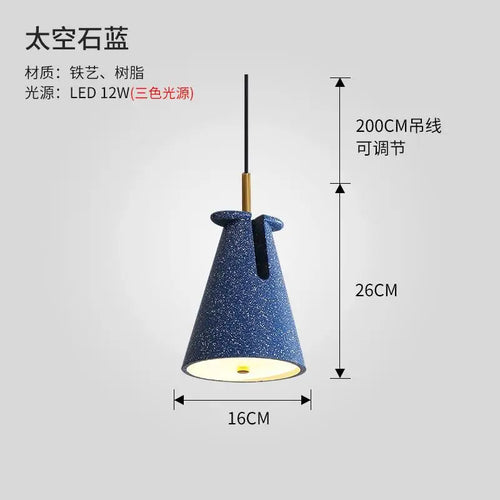 suspension nordique en terrazzo pour un éclairage moderne - vue 12 sur 12