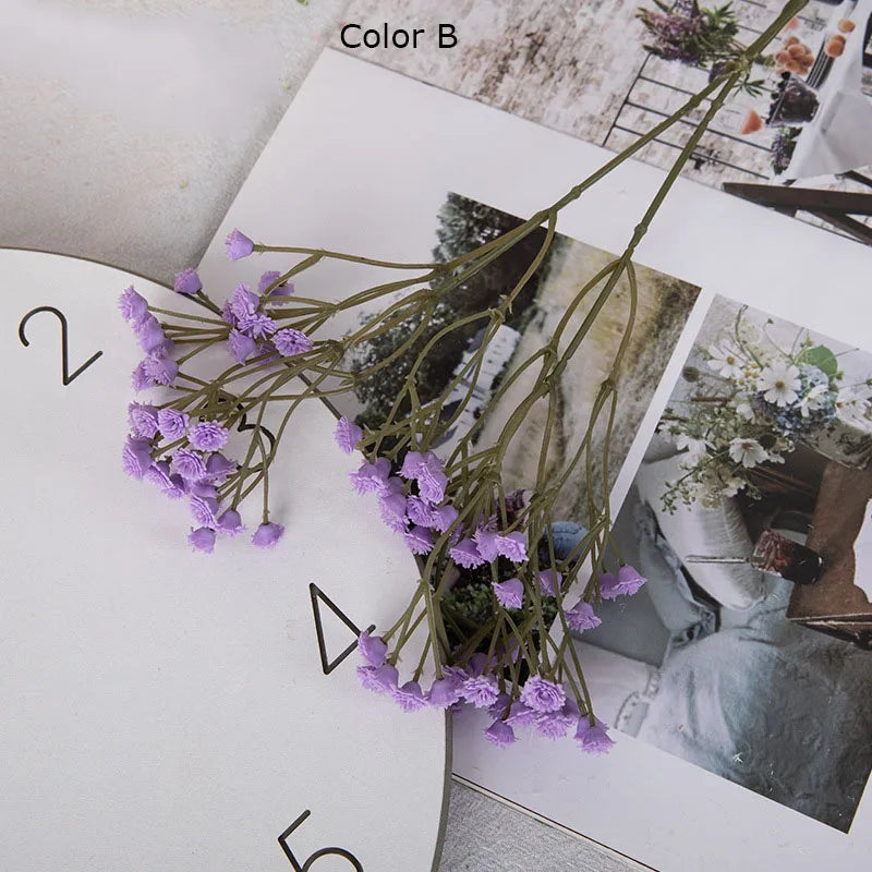 90 têtes de fleurs artificielles pour décorations et bricolage - vue 9 sur 12
