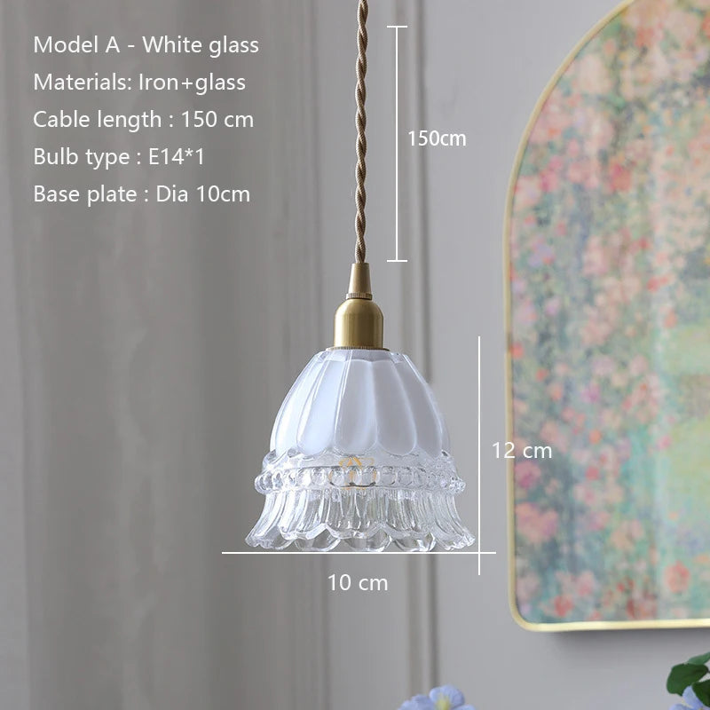 lustre moderne en verre pour éclairage intérieur vintage - vue 7 sur 12