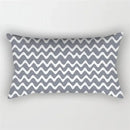 housse de coussin géométrique gris patchwork décorative pour intérieur