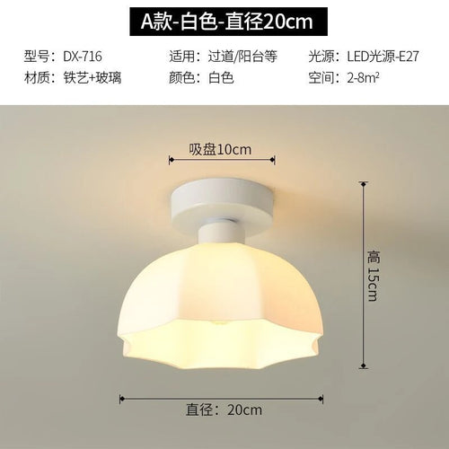 Plafonnier simple moderne blanc - vue 19 sur 23