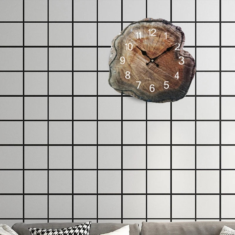 horloge murale en bois design moderne pour décoration intérieure - vue 7 sur 7