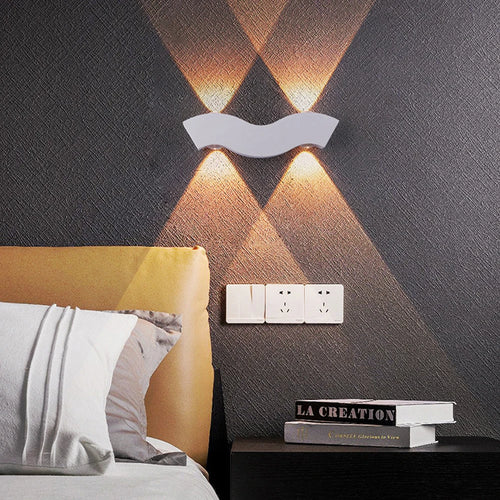 Applique murale LED nordique en aluminium - vue 4 sur 8