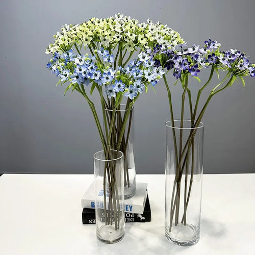 fleurs artificielles en soie velours pour décoration élégante - vue 6 sur 10