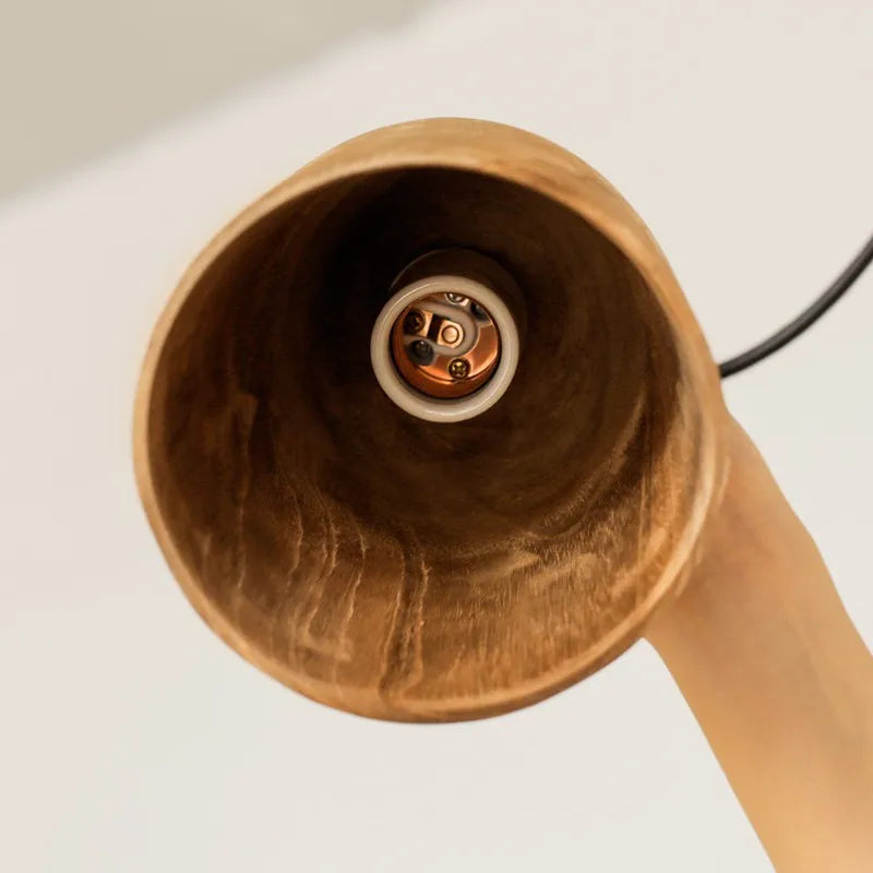 Suspension arrondie en bois massif - vue 5 sur 8