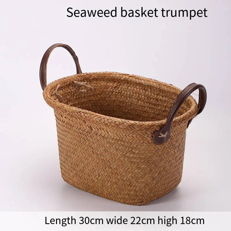 panier en osier pour rangement et décoration polyvalente - vue 8 sur 8