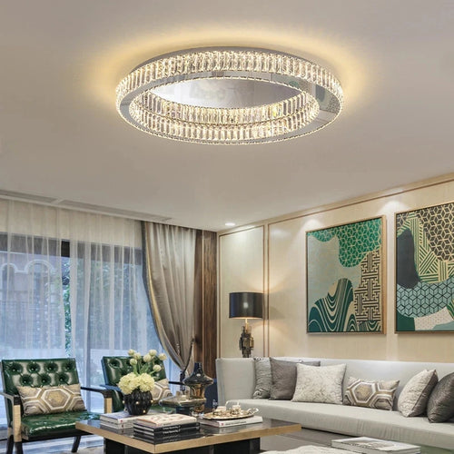 lustre de luxe postmoderne en cristal winfordo wf-xd006 - vue 5 sur 14