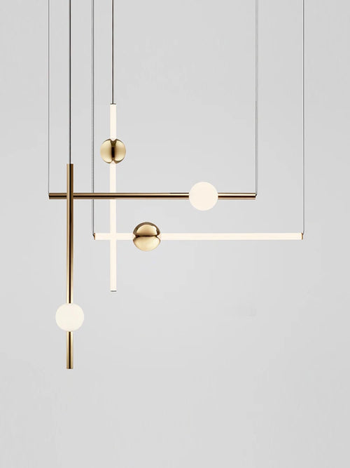 suspension led design pour décoration intérieure moderne - vue 6 sur 14