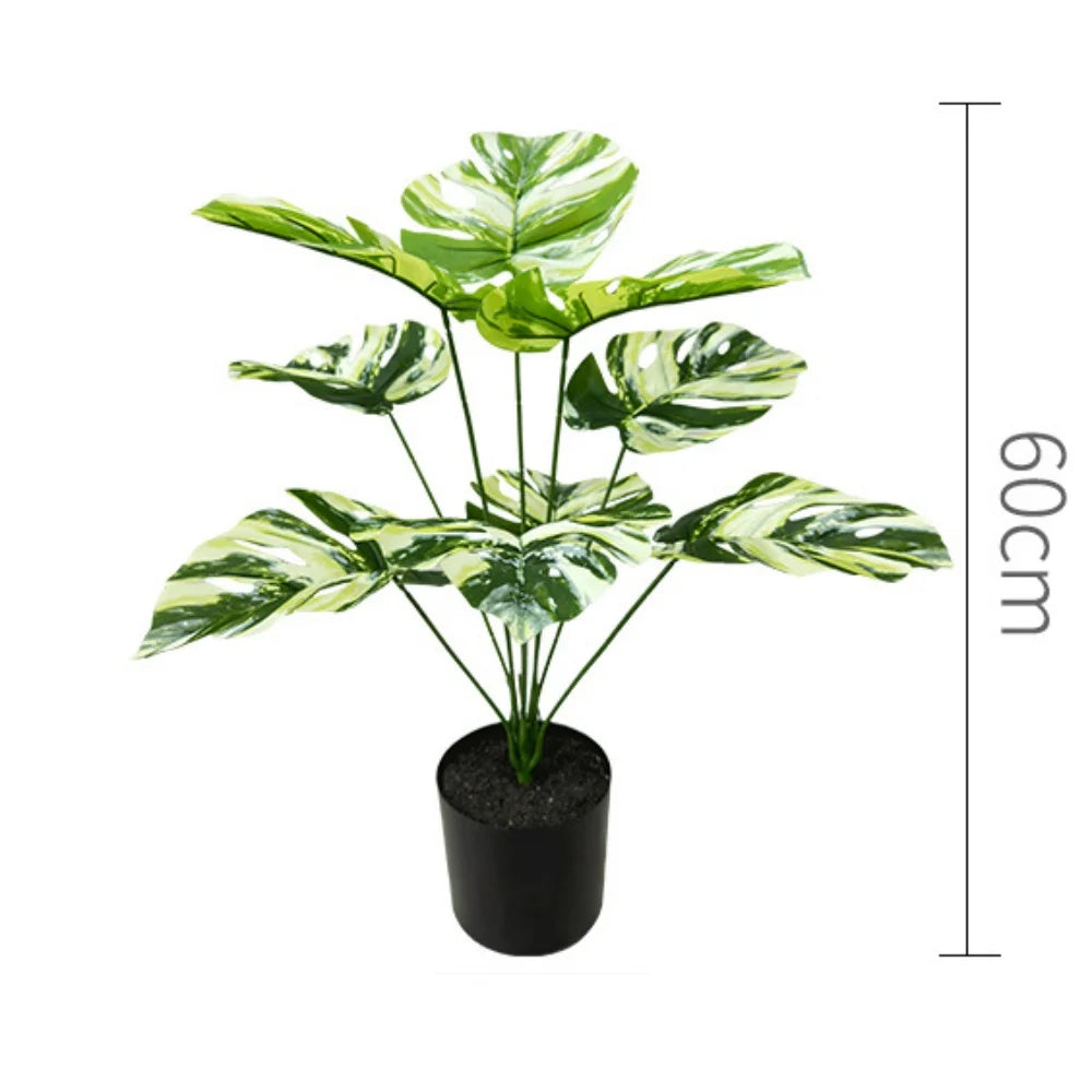 plante artificielle feuilles de tortue pour décoration intérieure - vue 12 sur 25