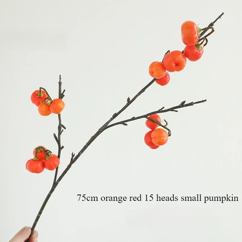 plantes artificielles citrouilles décoratives pour balcon et hôtel - vue 8 sur 12