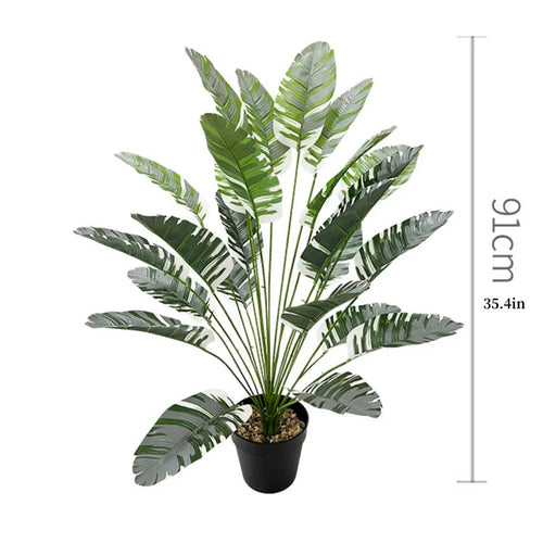 plante artificielle palmier plantain pour décoration intérieure et extérieure - vue 27 sur 27