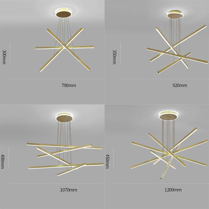 plafonnier led en aluminium 	 design décoratif - vue 6 sur 10