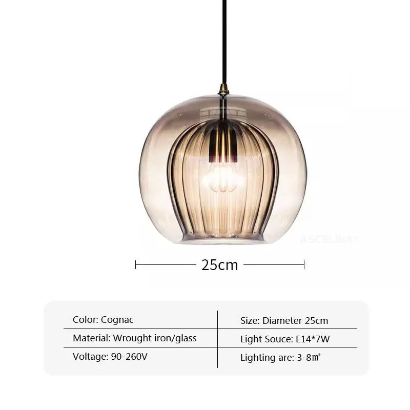 lustre moderne en verre pour un intérieur créatif - vue 11 sur 15
