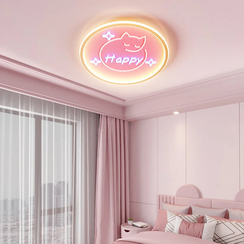 plafonnier rond led pour un éclairage intérieur moderne et élégant - vue 3 sur 9