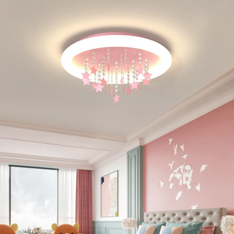lampe nuage étoile style nordique pour chambre enfant - vue 4 sur 12
