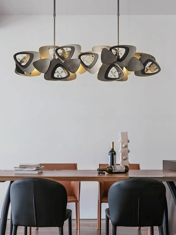 lustre en cristal design tendance éclairage à led moderne - vue 2 sur 12