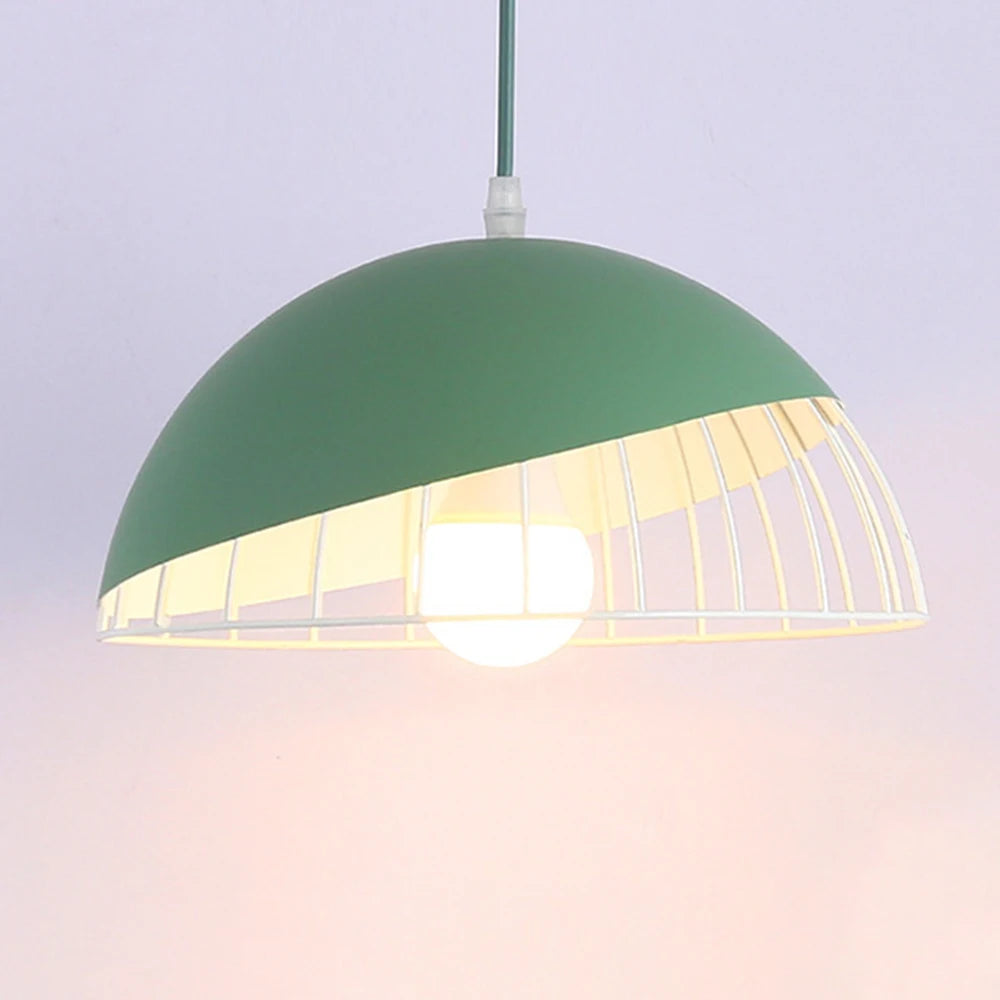 lustre moderne créatif style macaron pour restaurant - vue 9 sur 10