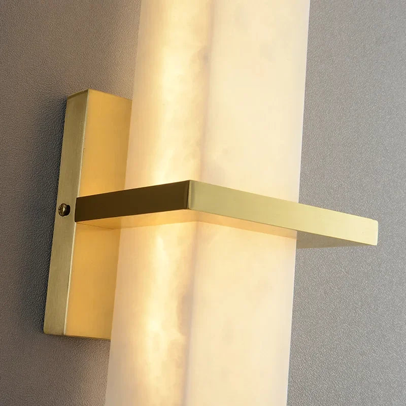 applique murale rétro en marbre pour décoration intérieure moderne - vue 4 sur 7
