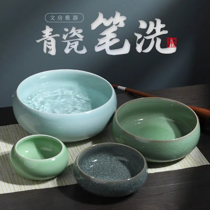 stylo de lavage en céramique pour peinture chinoise - vue 1 sur 12