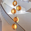 suspension en bois wabi sabi pour décoration intérieure moderne