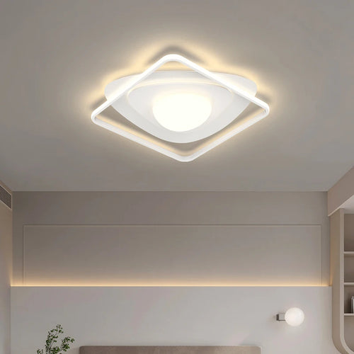 lustre led moderne nordique simple pour éclairage chaud - vue 4 sur 20