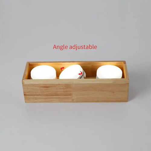 Plafonnier minimaliste japonais en bois brut - vue 7 sur 13