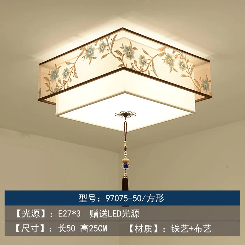 lustre chinois rétro pour un éclairage élégant et chaleureux - vue 8 sur 17