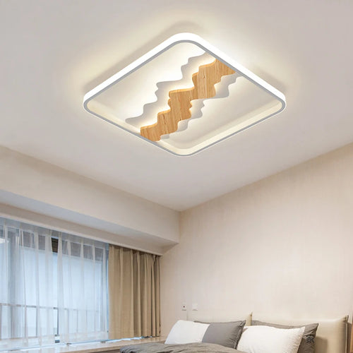 plafonnier style bois moderne minimaliste pour toute la maison - vue 3 sur 11