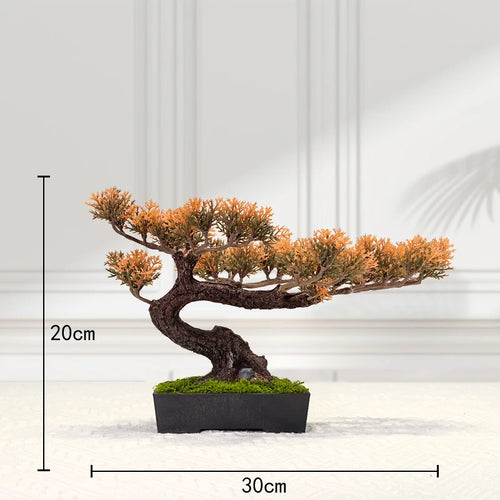 décoration intérieure faux arbre bonsaï style chinois pour un paysage apaisant - vue 4 sur 33