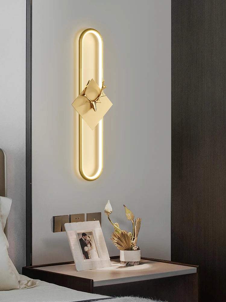 applique murale led nordique design moderne pour décoration intérieure - vue 3 sur 16