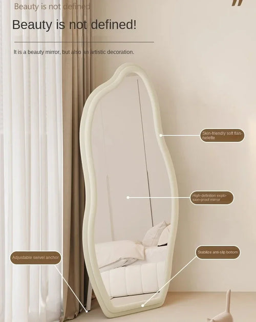 miroir de sol léger design moderne pour intérieur - vue 3 sur 5
