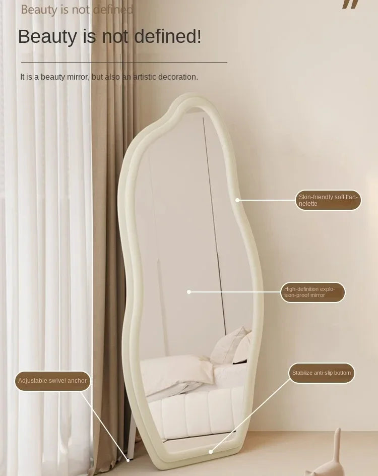 miroir de sol léger design moderne pour intérieur - vue 2 sur 5