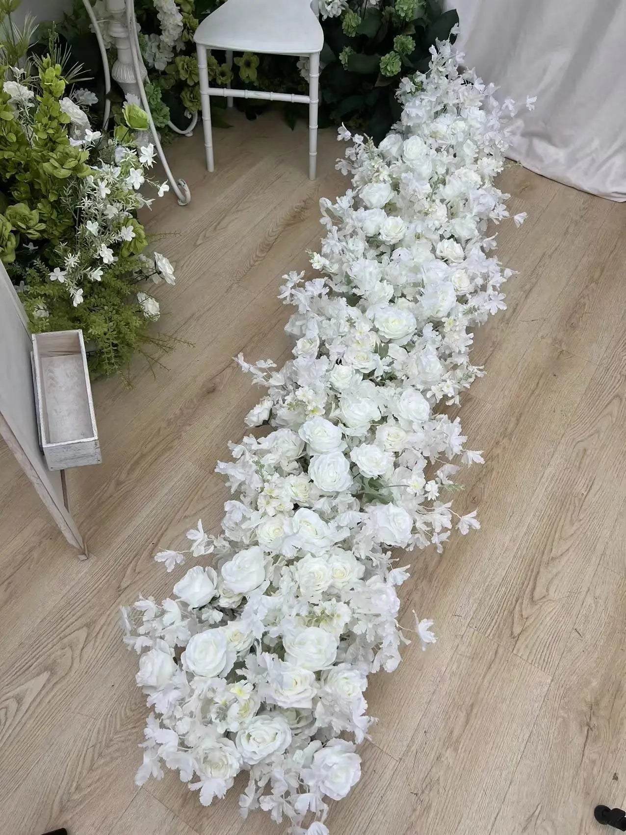 fleur d'hortensia artificielle pour décoration de mariage et fête - vue 2 sur 12