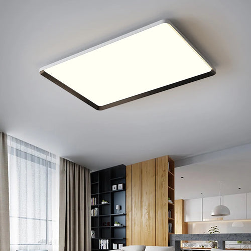 plafonnier led rond ultra-mince moderne sans protection stroboscopique - vue 2 sur 11