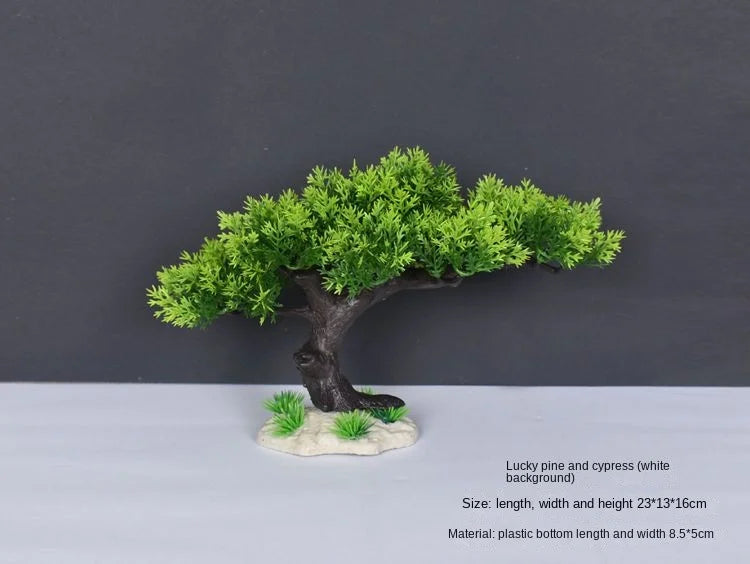 plante artificielle bonsaï en plastique pour décoration intérieure - vue 18 sur 41