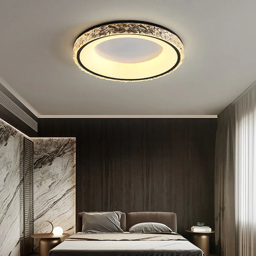 lustre led moderne avec télécommande pour intérieur élégant - vue 6 sur 8
